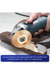 Depolife Kuksa Bardak Ahşap kase Kaşık Oyma ağaç İşleme alet seti Avuç taşlama uyumlu Disk Küre törpü - 2