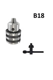 Depolife 1-16mm B18 20 Unf Konik Mandren Çelik Dik Matkap Aynası Anahtarlı Mandiren - 1