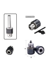 Depolife 1.5-13mm B16 Mandren Konik Matkap Aynası Çelik Anahtarlı Mandiren - 2