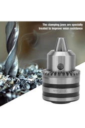 Depolife 1-16mm B18 20 Unf Konik Mandren Çelik Dik Matkap Aynası Anahtarlı Mandiren - 2