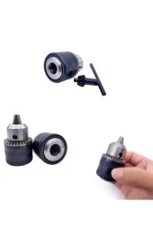 Depolife 1.5-13mm B16 Mandren Konik Matkap Aynası Çelik Anahtarlı Mandiren - 3