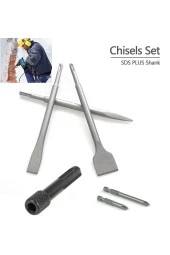 Depolife Beton Kırma Delme Raspalama Sds Plus Hilti Uç Seti Bits Vidalama Adaptörü Ve Uc Keski Murc Takımı thumbnail 1