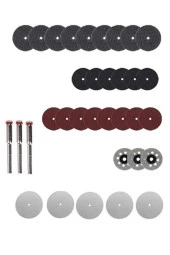 Depolife Gravür Kalıpçı Makinaları Için Taşlama Kesme Zımparalama Disk Seti Elmas Metal Plastik Ahşap 33 Pcs - 1