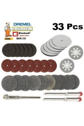 Depolife Gravür Kalıpçı Makinaları Için Taşlama Kesme Zımparalama Disk Seti Elmas Metal Plastik Ahşap 33 Pcs - 3