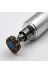 Depolife Gravür Makinası Cihazlar Için Mop Flap Disk Zımpara Seti 6lı 3mm Sap Çoklu Yaprak Zımpara Takımı thumbnail 2