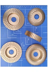 Depolife Ahşap için spiral avuç taşlama diski 5 Parça Oyma Aşındırma titanyum disk seti - 2