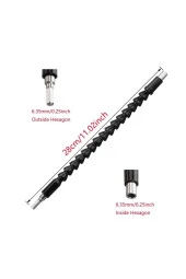 Depolife 105 Derece 1/4 Inç Dik Açılı Matkap Adaptörü Altıgen Şaftlı Tornavida Açılı Uç Tutucu Kör Vidalama thumbnail 3