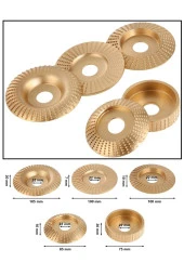 Depolife Ahşap için spiral avuç taşlama diski 5 Parça Oyma Aşındırma titanyum disk seti - 3