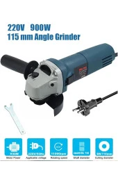 Depolife 900w avuç taşlama makinesi 100/115mm spral taşlma slikon kordonlu sökme anahtarlı - 1