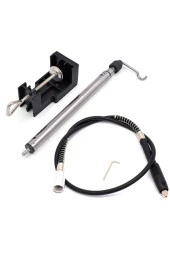 Depolife Dremel Benzeri Mini Taşlama Makinası Için Masa Asma Aparatı Spiral Uzatma Hortum Seti - 1