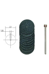 Depolife Dremel Proxxon Benzeri Gravür Makineleri Için Metal Kesme Fiber Disk Seti 32mm 10'lu Paket - 1