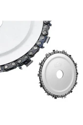 Depolife Ahşap Oyma Şekillendirme Kesme Için 115 mm Zincirli Testere Diski Avuç Taşlama Uyumlu 14 Dişli thumbnail 2