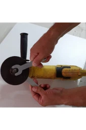 Depolife Taşlama Makinesi Için Germe Somunu Spral Vidası Takım Sökme Takma Anahtarlı Set M14 3lü Set - 3