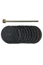 Depolife Dremel Proxxon Benzeri Gravür Makineleri Için Metal Kesme Fiber Disk Seti 32mm 10'lu Paket - 2
