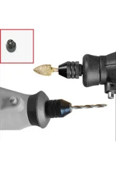 Depolife Atlas 135 G Mini Taşlama Gravür Makinası Mandren Att 135 G Kısa Kuyruk Otomatik Mandrel 3 Çeneli - 2
