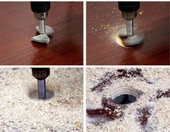 Depolife Tas Menteşe Mum Yuva Açma Freze Uç Seti 5li 15mm 20mm 25mm 30mm 35mm Makap Için 6mm Sap - 6