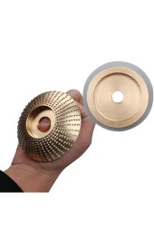 Depolife Ahşap Törpü Diski 100mm Oval Törpüleme Oyma Ahşap Için Avuç Taşlama Uyumlu Oval Silindir Disk Eğe - 1