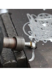 Depolife Yoğun Karbür Çelik Tungsten 2.6 Mm Cnc Router , Dremel Vb. Yuvarlak Kafa Carbide Uç - 1