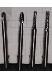 Depolife Cnc Freze Için Kesici Karbür Uç Seti Yoğun Çelik Ahşap Metal Alüminyum Pleksi Carbide Tungsten 4 Lü - 1