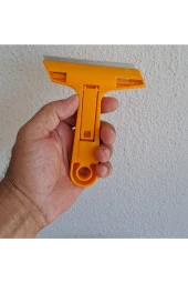 Depolife Cam Kazıma Bıçağı 10cm Kalıntı Temizleme Sıyırma Profesyonel 12 Yedek Bıçaklı thumbnail 2