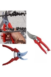 Depolife Bahçe Bağ Budama Makası Ağaç Dal Kesme Testeresi Ot Orak Çalı Tırpanı 4 Lü Bahçe Seti - 3