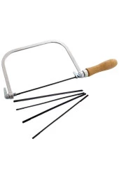 Pratik 5 Uçlu Ağaç Saplı Kıl Testere Magic Saw Metal Ahşap Kesme Testere - 1
