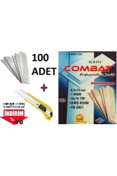 Depolife Falçata Bıçağı Maket Bıçak Ağzı 10 Kutu 100 Adet 0.35mm Falcata Yedeği - 1