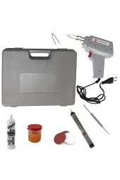 Depolife Çantalı 100w Tabanca Havya Seti Lehim Makinası Pompa Pasta Zımpara Yedekli Bakır Sargı Professional - 1