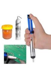 Depolife Çantalı 100w Tabanca Havya Seti Lehim Makinası Pompa Pasta Zımpara Yedekli Bakır Sargı Professional - 3