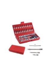 işgör Asafyapı 46 Parça Lokma Takımı 1/4 Mini Lokma Seti 12mm Lokma Tornavida 1 Adet Soma Dekopej Bıcagı - 1