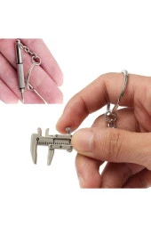 Depolife Anahtarlık Kumpas Saatci Tornavida Seti Mini Yıldız Düz Hassas Saatçi Minyatür Metal Kumpas - 3