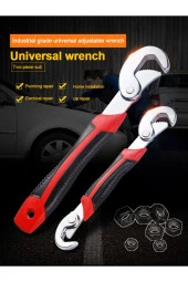 Depolife Tesisatçı Çok Fonksiyonlu Wrench Snap N Grip 8-32mm Akıllı Anahtar Ford Pense Ingiliz Anahtarı 2li thumbnail 3