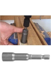 Depolife Somun Sökücü Bits Lokma Seti 1/4"vidalı Metrik Adaptör Matkap Ucu 5 Ila 13mm Altıgen Şaft 9 Parça - 3