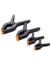 Depolife Mandal Tipi Mengene Işkence Plastik Kelepçe Güçlü Mafsallı Çene 4 Parça Kıskaç Mengene - 1