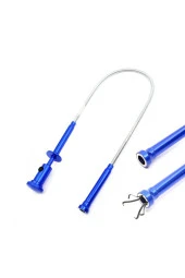 Depolife Spiral Esnek Mıknatıslı Işıklı Kancalı Kıskaç 62cm Manyetik Vida Tutucu Güçlü Çelik Çene - 3