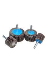 Depolife Mop Zımpara Saplı Silindir Zımpara Seti 4 Parça 80 Kum Daire Zımpara Takımı Ahşap Metal Zımparalama - 1