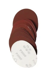 Depolife 115mm Cırtlı Zımpara Disk Seti 40 Kum 180 Kum 400 Kum 800 Kum 20 Adet Kuru Zımpara Seti - 1