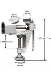 Depolife Mini 40mm Masa Tezgah Mengenesi Alüminyum Alaşımlı Tezgah Kelepçesi - 2