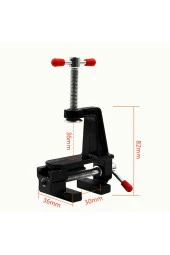Depolife 90mm Mini Masa Mengenesi Mini Montajlı Işkence Alüminyum Gövde Detay Mengenesi - 2