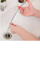 Kıskaç Tıkalı Lavabo Ve Gider Borusu Açma Aparatı Yaylı Esnek Lavabo Açıcı - 1