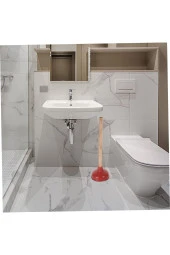 Depolife banyo klozet pompası kaucuk güçlü vakum pompası tuvalet lavabo evye pisivar tıkanık açma - 2