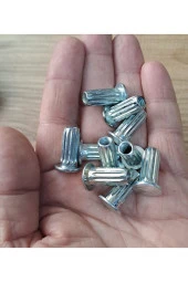 Depolife ahşap için gömme somun şapkalı perçin somun m6 10 adet çakma tipi thumbnail 2