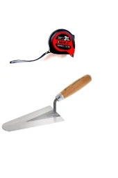 Depolife Inşaatcı Harç Malası Sıvacı Malası 22cm 3 Metre 2li Set - 1