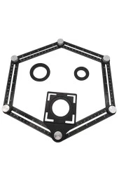 Wood 0071 Alüminyum Çok Fonksiyonlu Delik Şablon Cetveli thumbnail 1