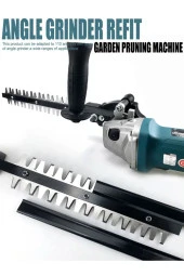 Depolife çit çim kesmek aparatı avuç taşlama spral için kesme aparatı 31cm keskin makas uzunluğu spiral - 2