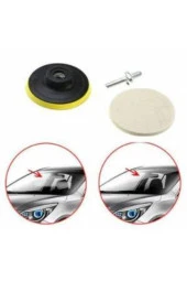 Depolife Boya Cam Far Cizik Giderme Yün Keçe Diski Cırt Taban Matkap - 1