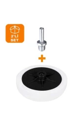 Depolife Pasta Cila Polisaj Süngeri Uygulama Keçesi 115 Mm M14 Matkap Bağlama Adaptör Aparatı - 1