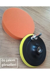 Depolife Pasta Cila Polisaj Süngeri Uygulama Keçesi 115 Mm M14 Matkap Bağlama Adaptör Aparatı - 3