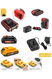 Depolife Şarjlı Matkap Için Şarj Adaptörü 24v 20v 18v 16.8v 14v Ve 12 Volt Li-on Pil Şarj Üniversal - 2