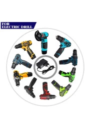 Depolife Şarjlı Matkap Için Şarj Adaptörü 24v 20v 18v 16.8v 14v Ve 12 Volt Li-on Pil Şarj Üniversal - 3